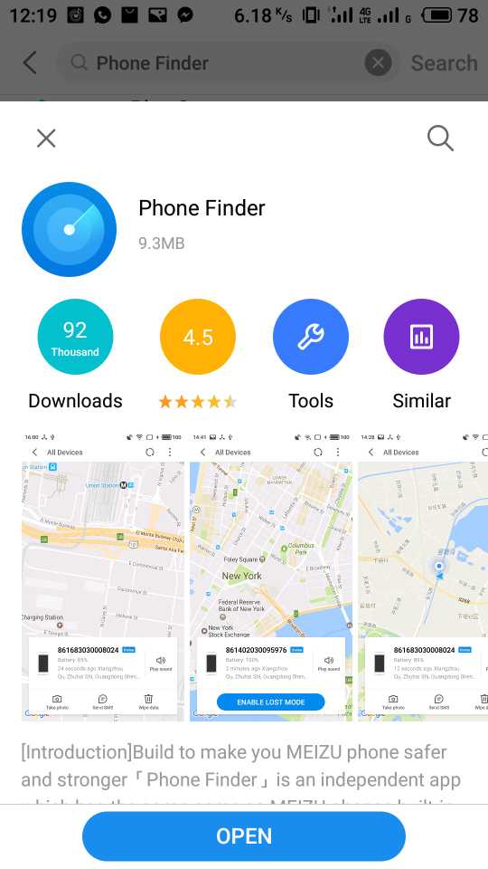 cellphone number tracker app Meizu